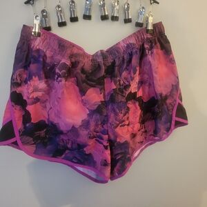 Xersion Pink and Purple Patterned Shorts